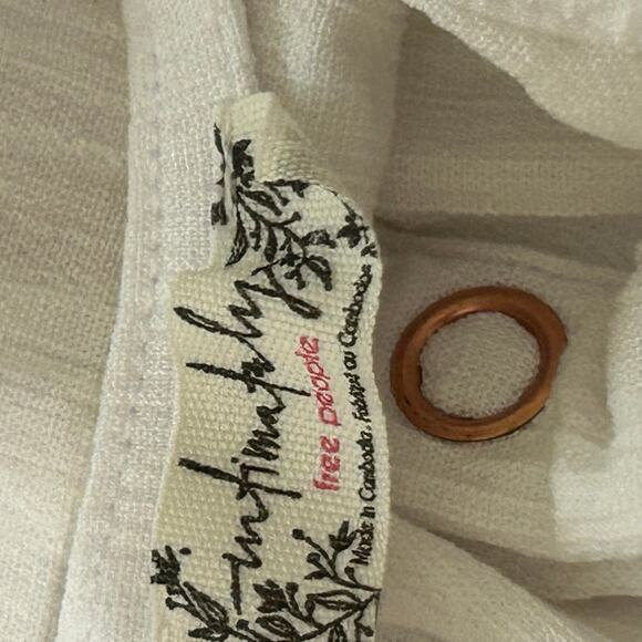 Free People Intimately white bodysuit women size small thong euc - Picture 5 of 5